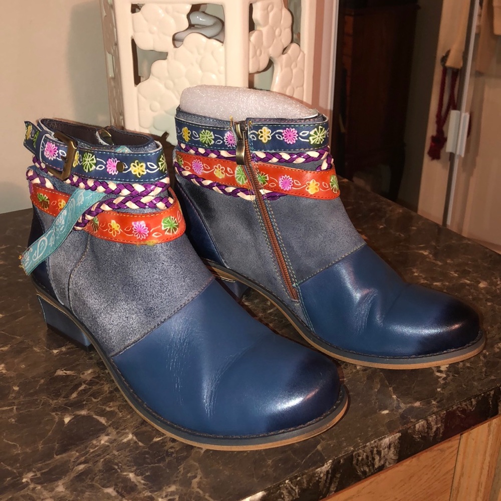 Socofy Wedge Boots
